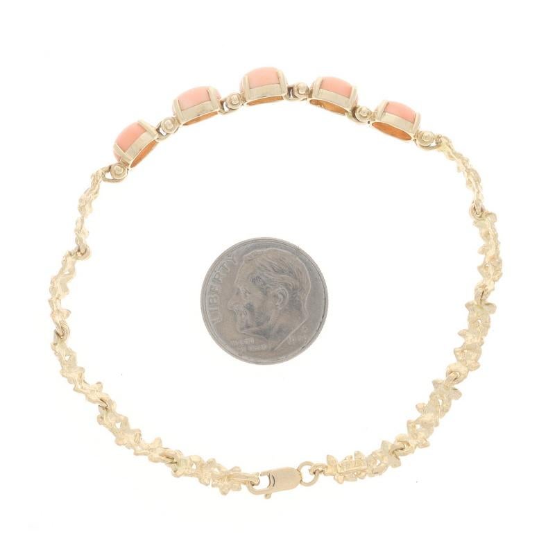 Na Hoku Coral Link Bracelet 6 3/4