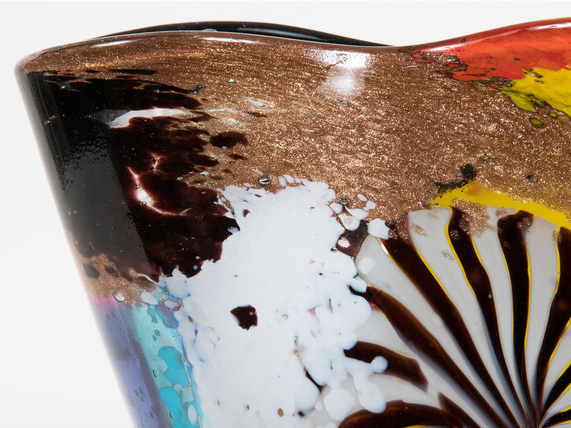Nabuco Glass Vase by Dino Martens 1