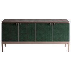 Nabuk Leather Sideboard