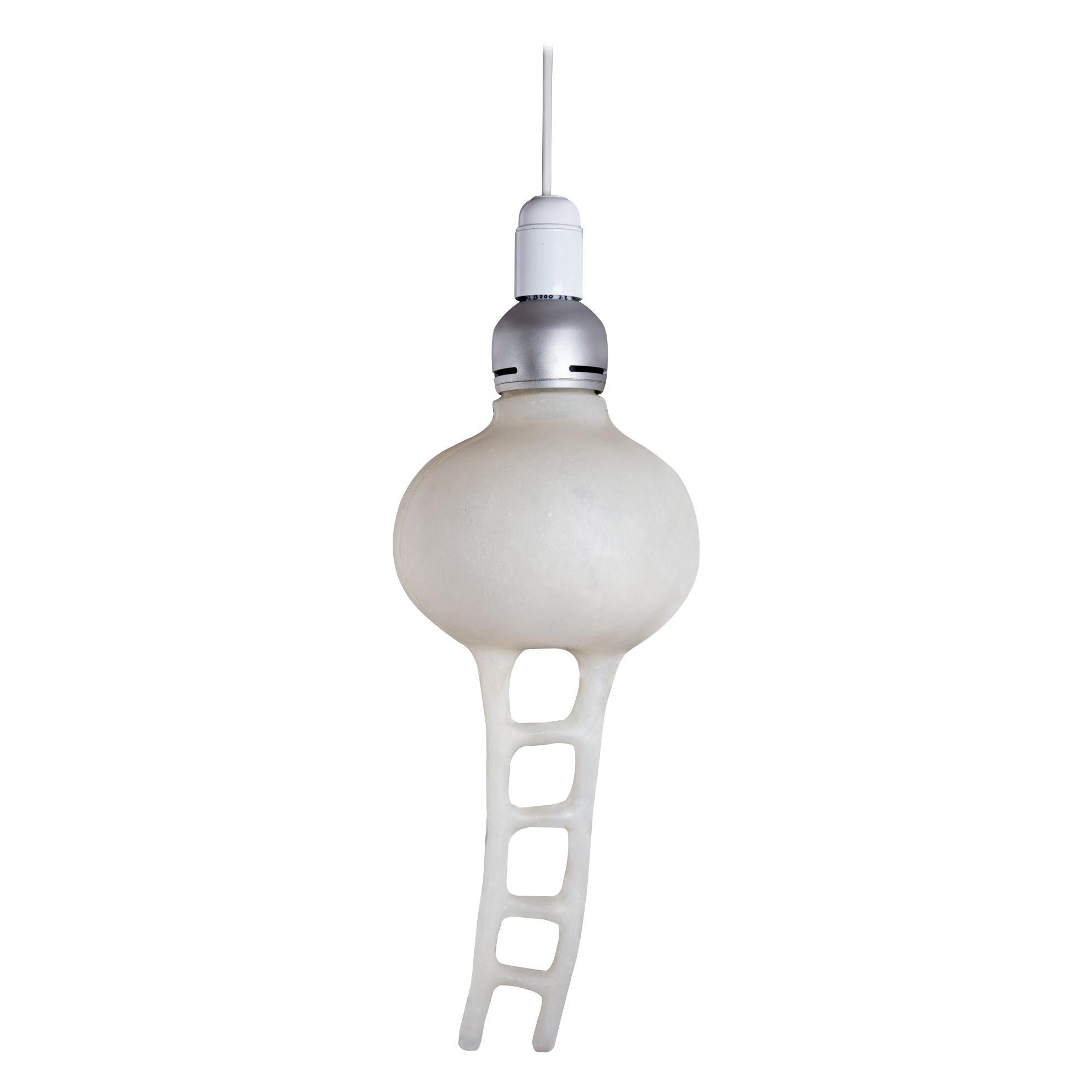 Nacho Carbonell Silicone Ladder Hanging Lamp Silicon Limited Edition For Sale