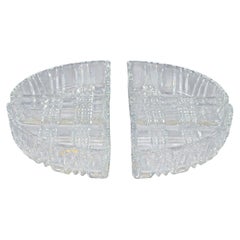 Nachtmann Credited Mid-Century Crystal Four Elements Centerpiece Original Label