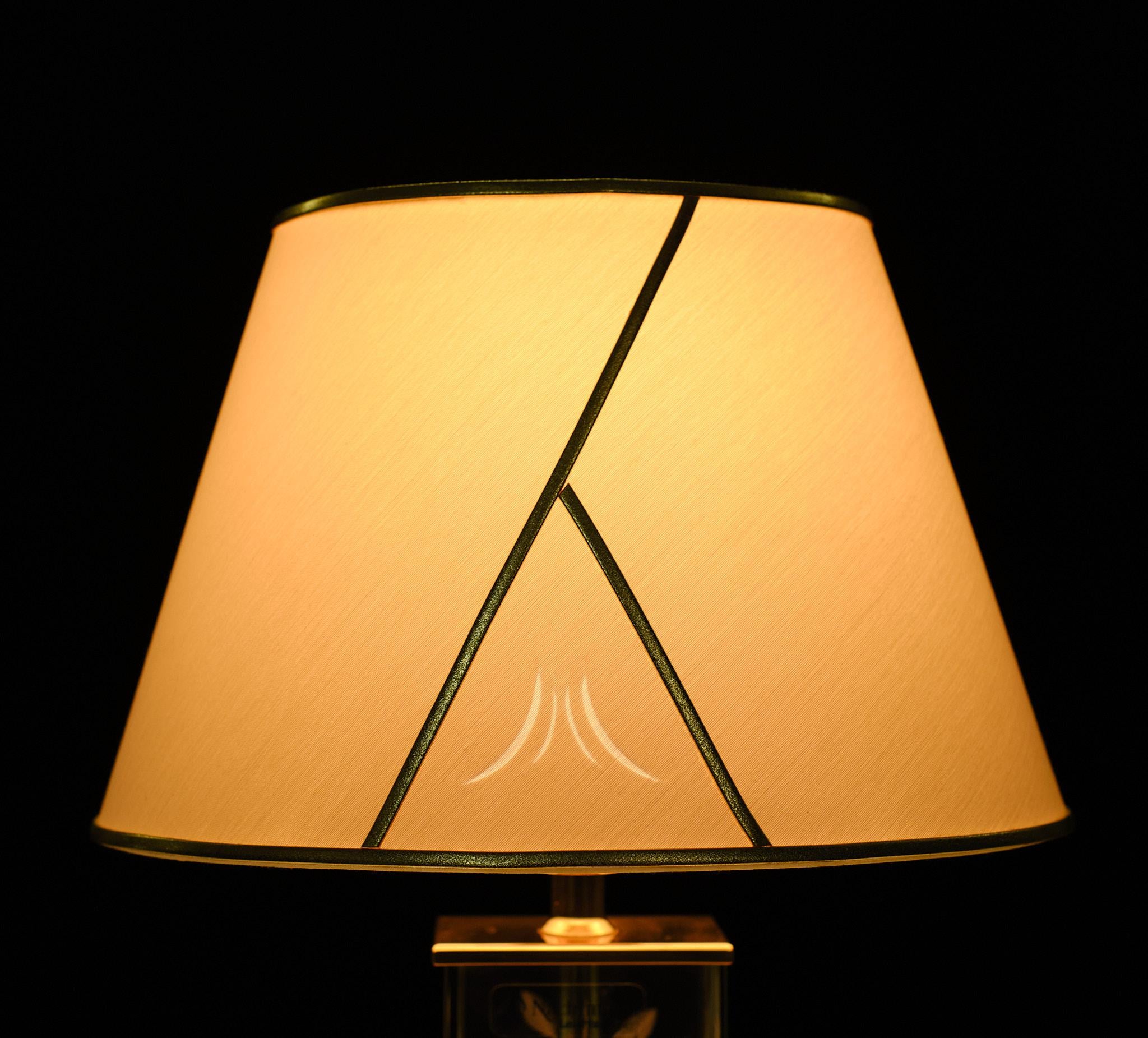 Nachtmann Leuchten  lampada da tavolo Hollywood regency  1978 Germania in vendita 1