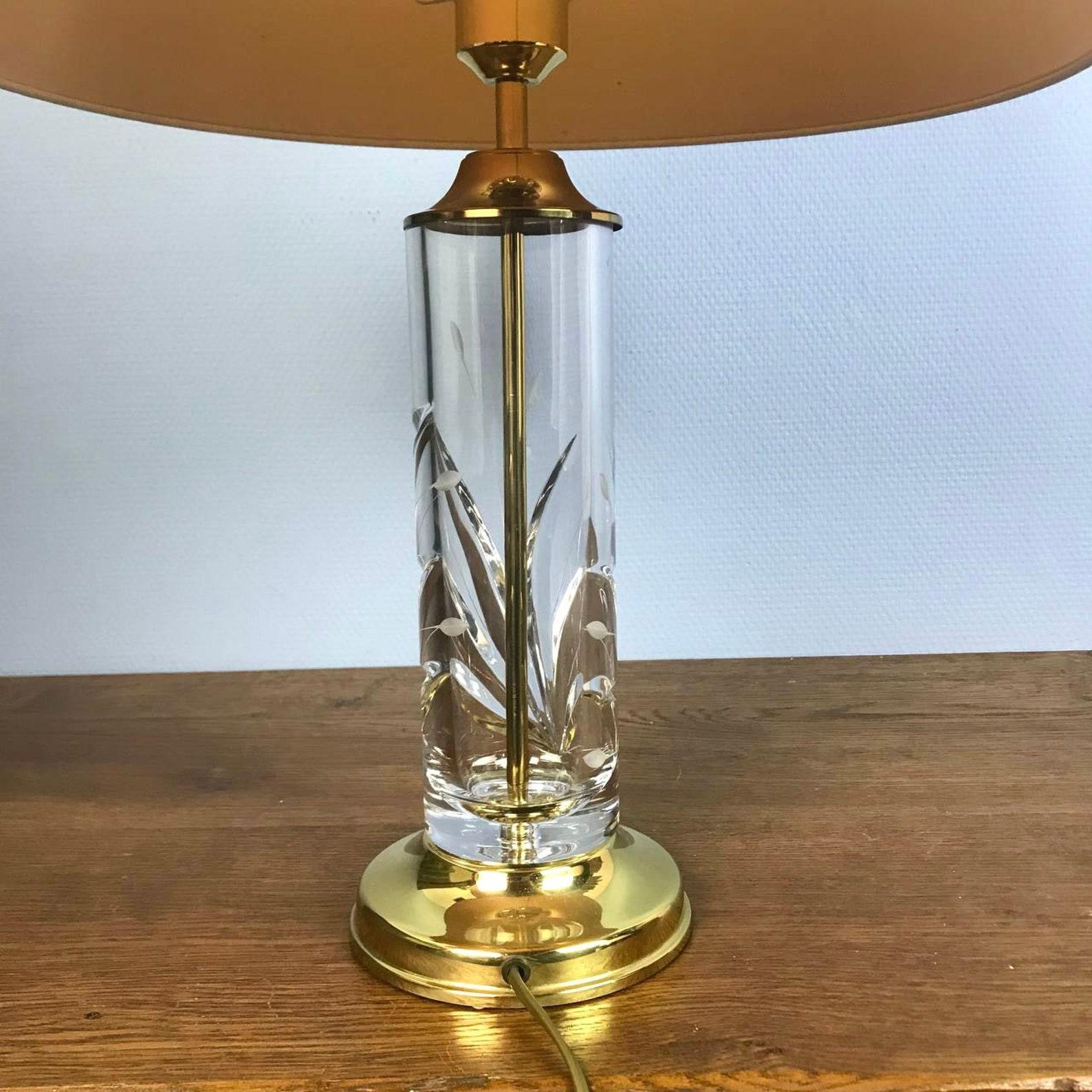 Mid-Century Modern Nachtmann Pair of Table Lamp Vintage Lighting For Sale