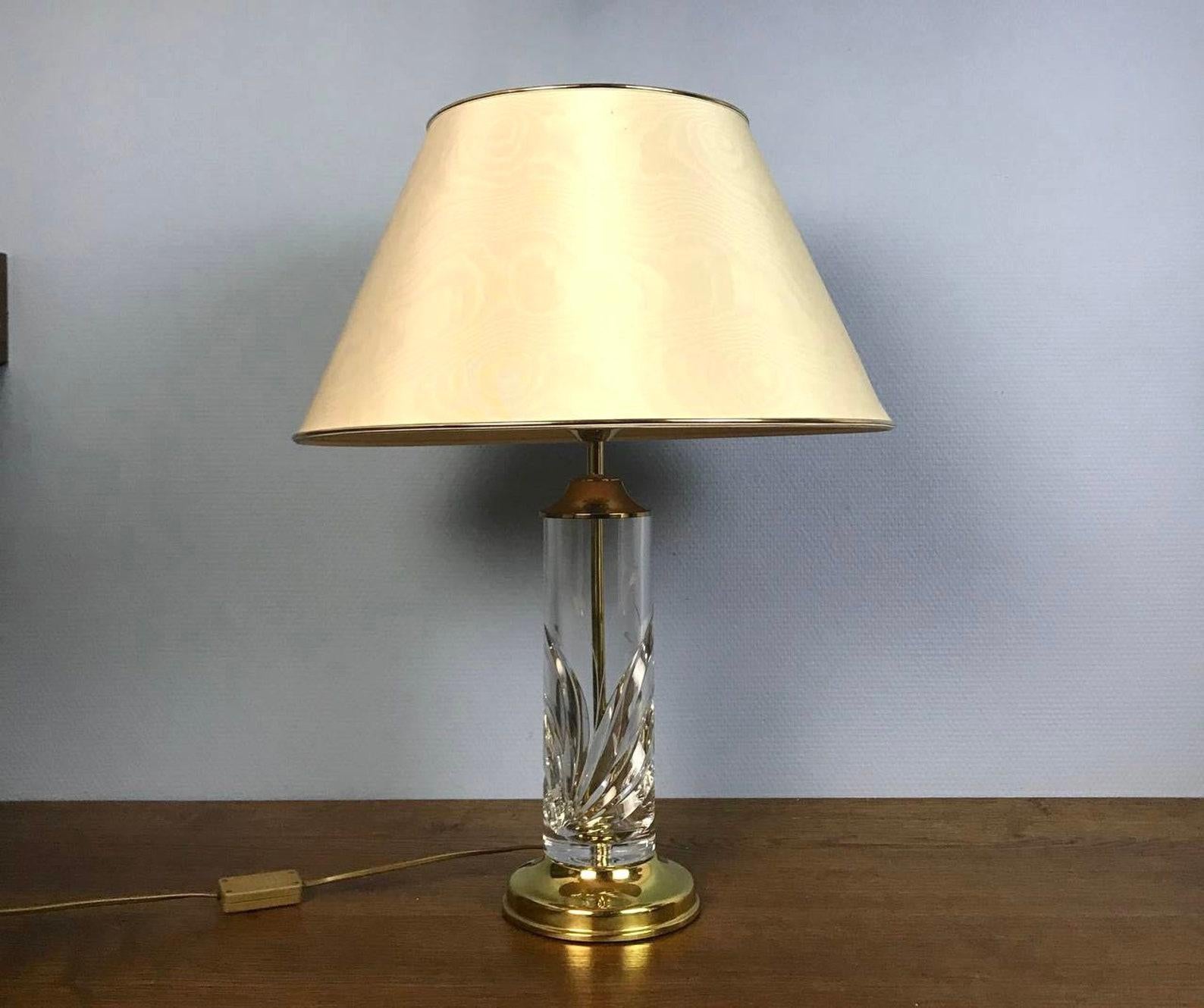 German Nachtmann Pair of Table Lamp Vintage Lighting For Sale