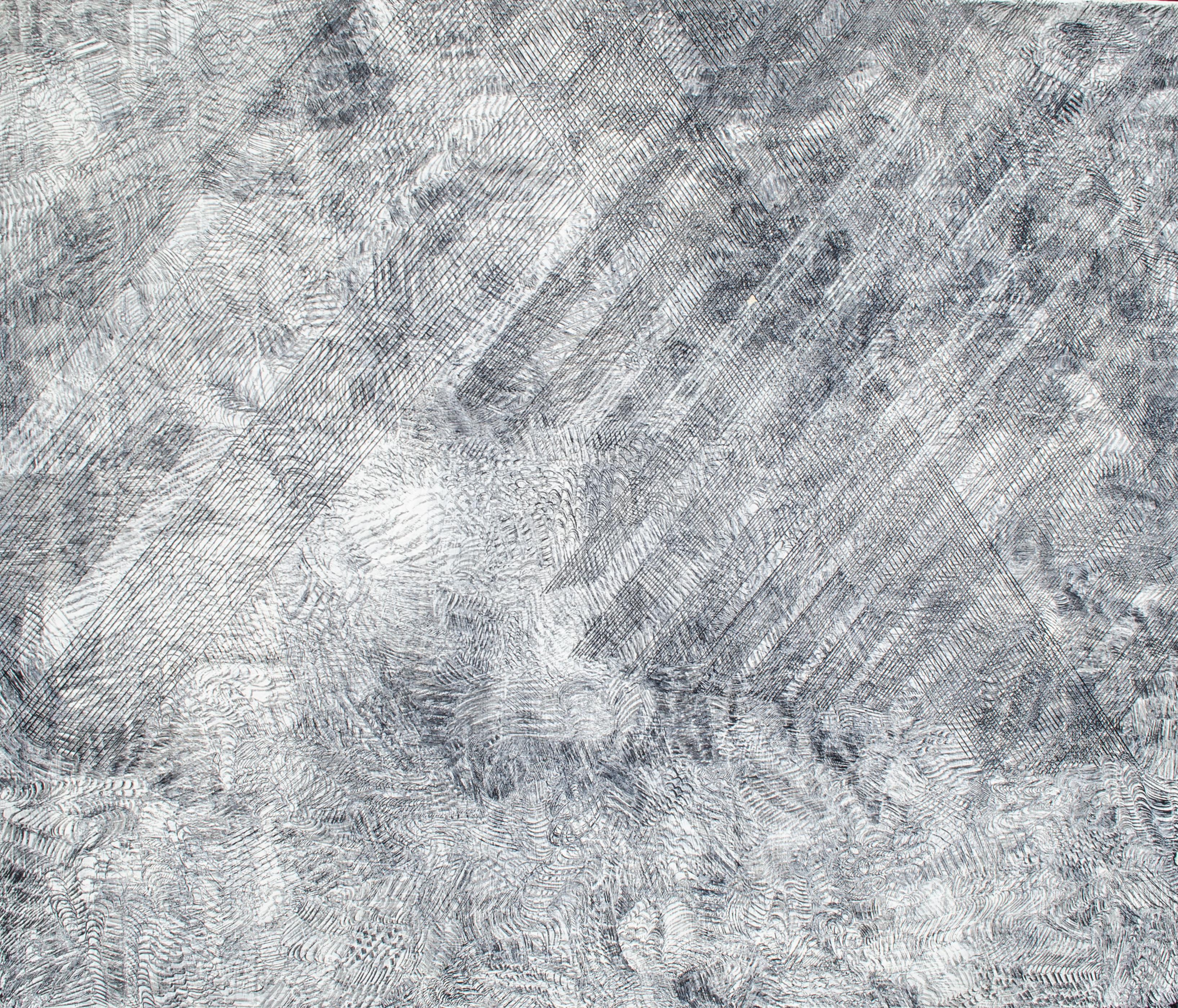 Nachume Miller (Israel/Germania/New York, 1949-1998)
Senza titolo, 1992
Inchiostro e pittura su tela
23 3/4 x 28 x 1 1/2 in.
Siglato e datato sul verso

Nachume Miller (1949-1998) è stato un artista di origine tedesca emigrato a New York nel 1974,