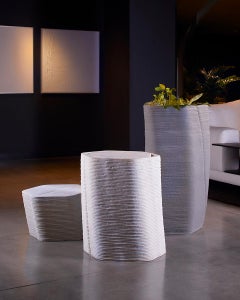 Nacre, 3D Printed Concrete Dual Purpose Seating and Planters