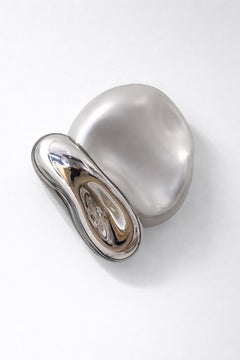 Nacre II Skulptur aus geblasenem Glas von Homa