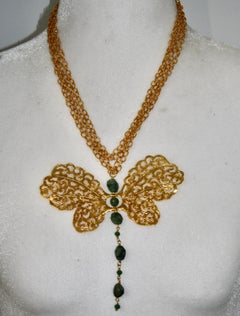 Nada Zeineh Butterfly Long Necklace