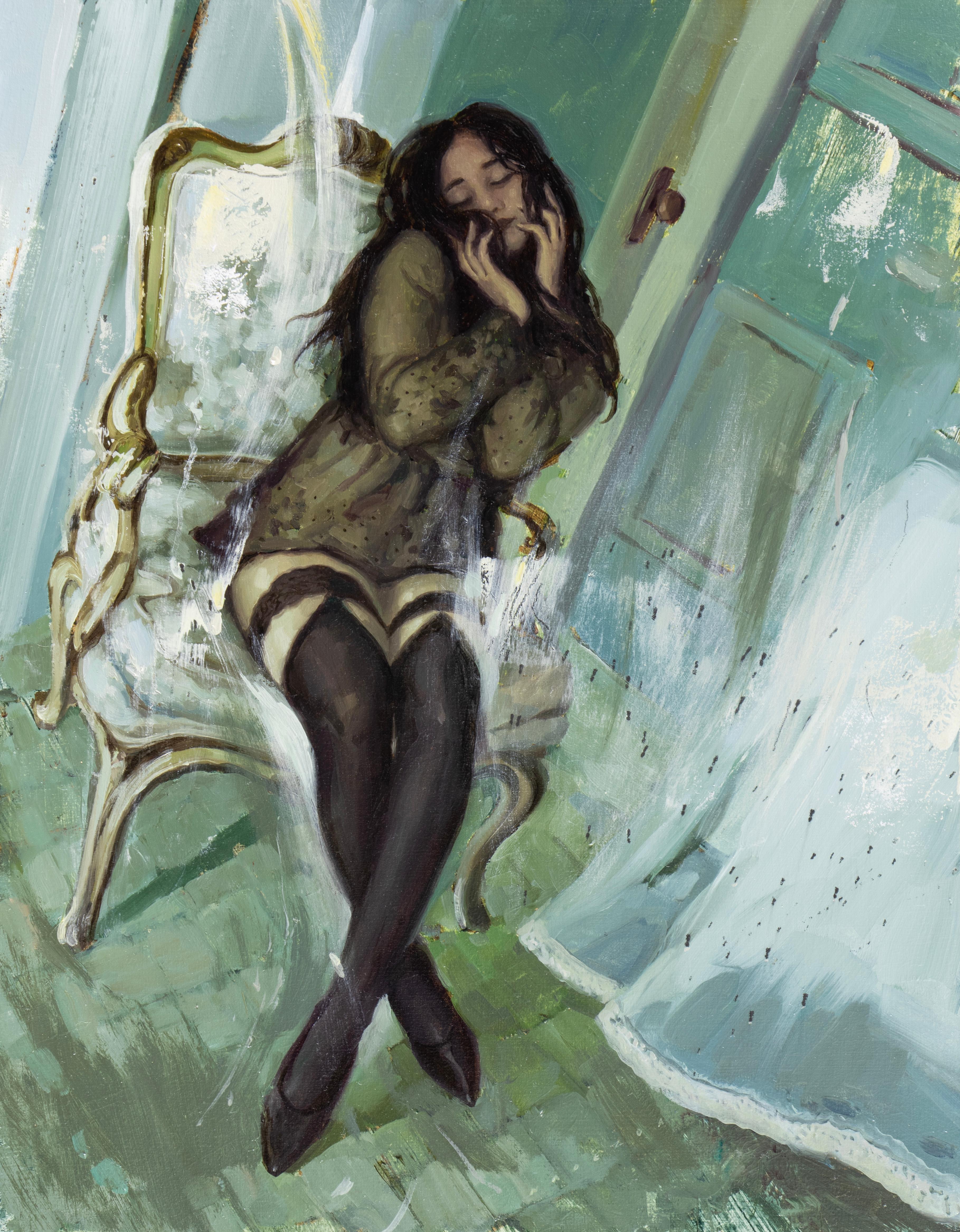 "Ashore" (2024) Original Oil Painting on Panel