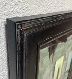 "Lazareto" (2024) By Nadezda, Original Surrealist Oil Interior Painting