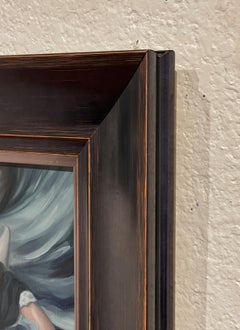 "Night Swim" (2024) Original Oil Painting on Panel