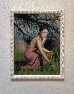 "Truth" (2025) Realist Still-Life of Flora and Female Figure