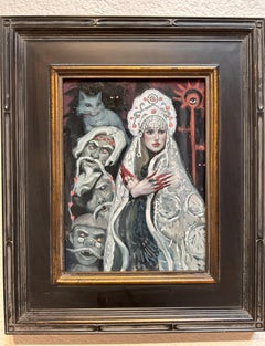 „Where The Swamps Sing“ (2024) von Nadezda, Original surrealistisches Ölgemälde