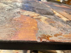 “ Lofoten idyll’ Original mountain landscape. Impasto oil painting. Large.