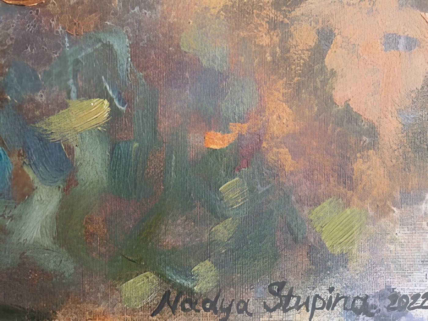 Autumn light - Painting by Nadezda Stupina
