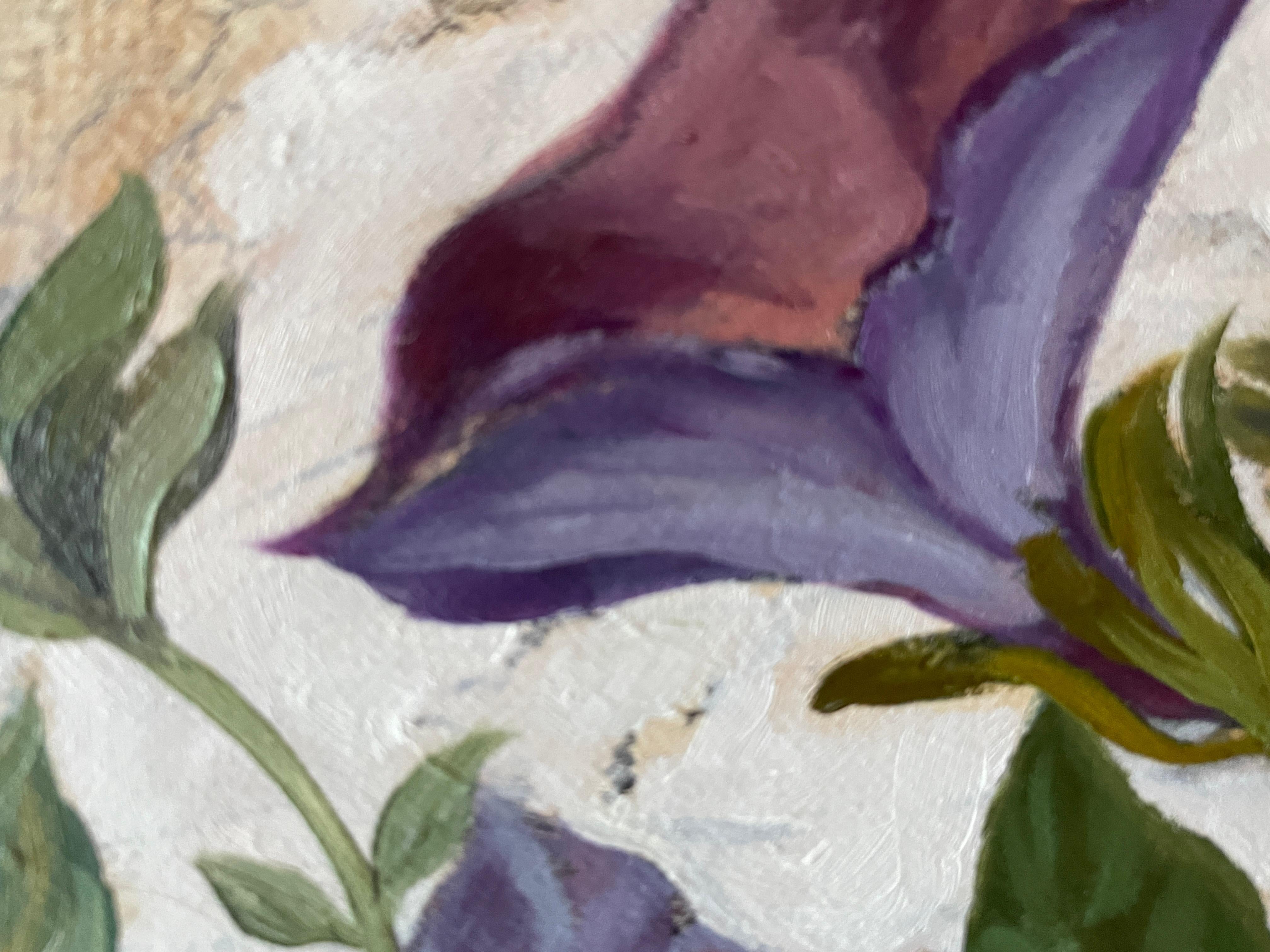 Botany 2 (Grau), Still-Life Painting, von Nadezda Stupina