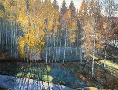 Aliento de otoño .  Paisaje de gran tamaño