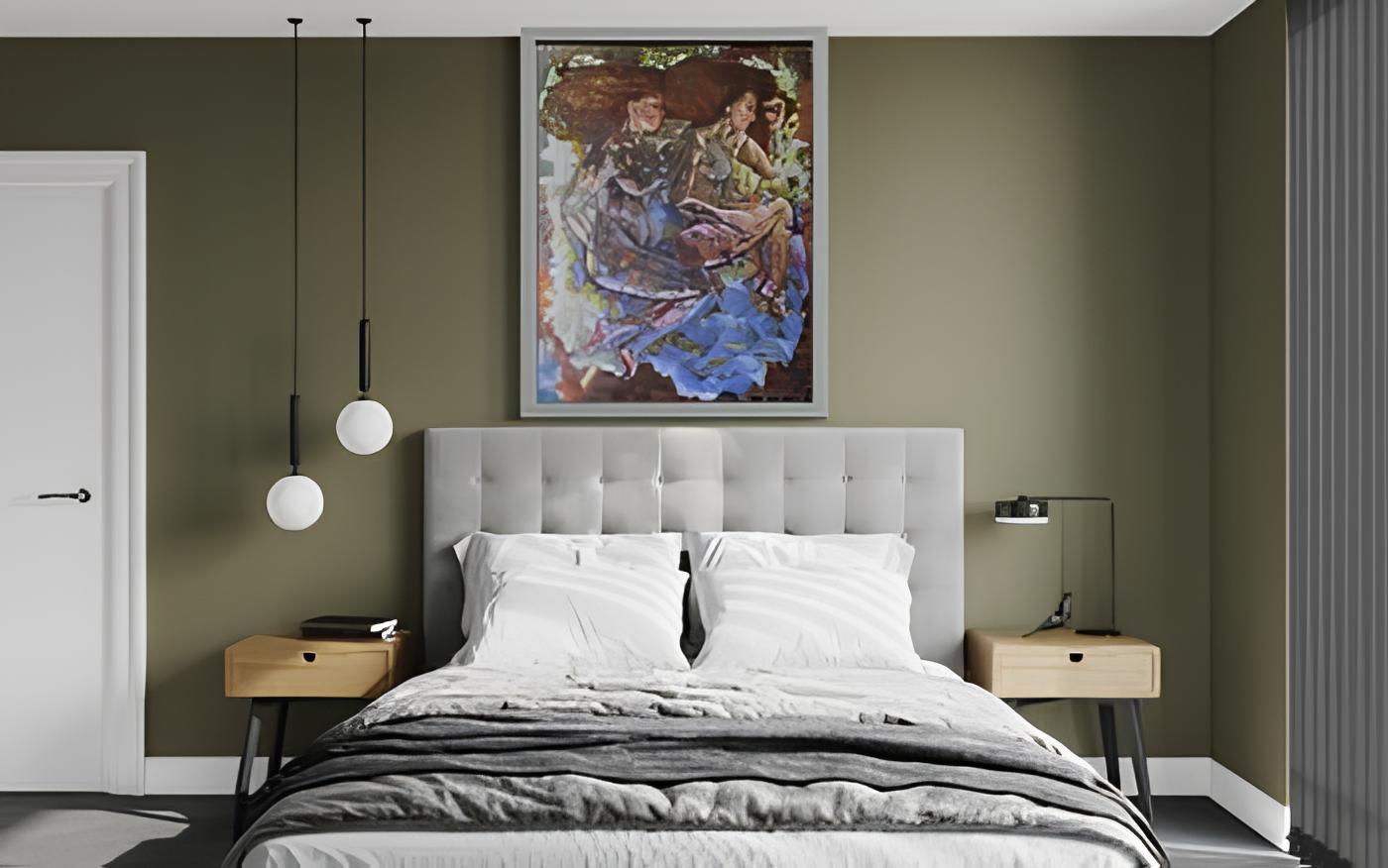 Nella mia creazione, ho cercato di catturare la connessione intima e serena tra due figure, suggerendo un equilibrio e un'unità armoniosi. Ho usato l'olio per dare vita alle loro forme aggraziate, avvolte in un ambiente surreale e fluido che allude