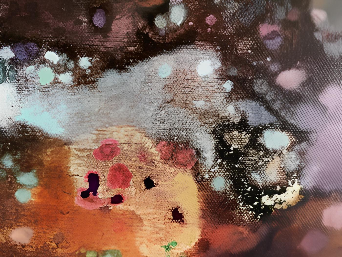 In diesem Gemälde habe ich die rohe Energie und den furchtlosen Geist von Akrobaten in Bewegung eingefangen. Mit lebhaften Acryl- und Ölfarben werden die fließenden Bewegungen und die Intensität ihrer Konzentration lebendig. Die Mischung aus