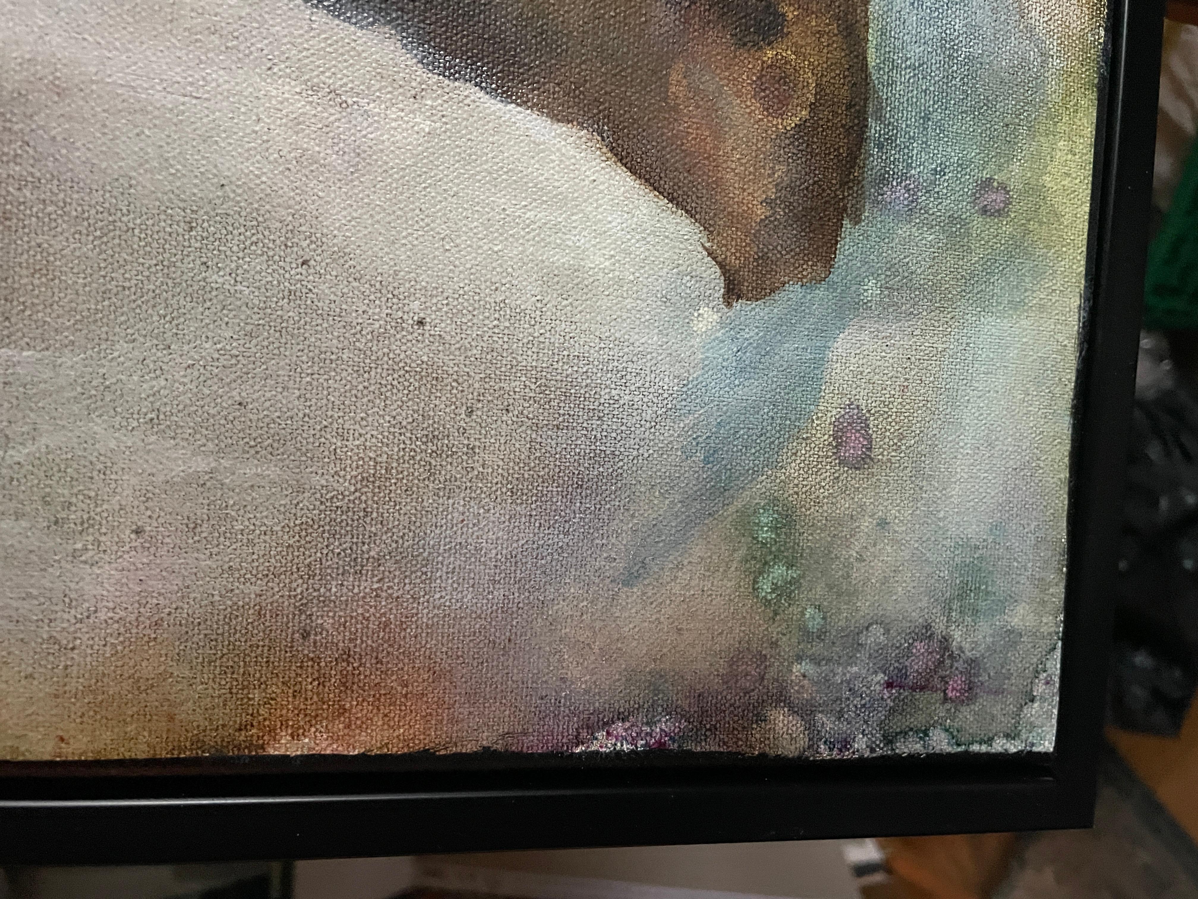 Hyperrealismus. Großes Format . Horizontal . Acryl auf Leinwand. 