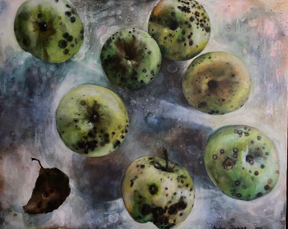 Hyperrealismus. Großes Format . Horizontal . Acryl auf Leinwand. 