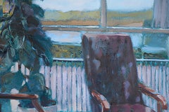 "Matin à Viborg" Horizontal  Peinture à l'huile X-Large . Impressionnisme . Intérieur