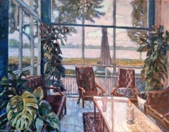 "Mañana en Viborg" Horizontal  Pintura al óleo X-Grande . Impresionismo . Interior