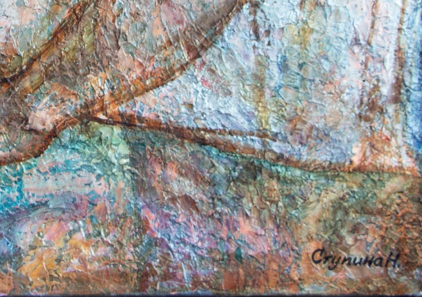 In creating this piece, I poured my soul into the canvas, blending acrylics and oils passionately. The figurative expression is a dance of impressionistic touches, living through fine art traditions with a hint of the unconventional. My brushstrokes