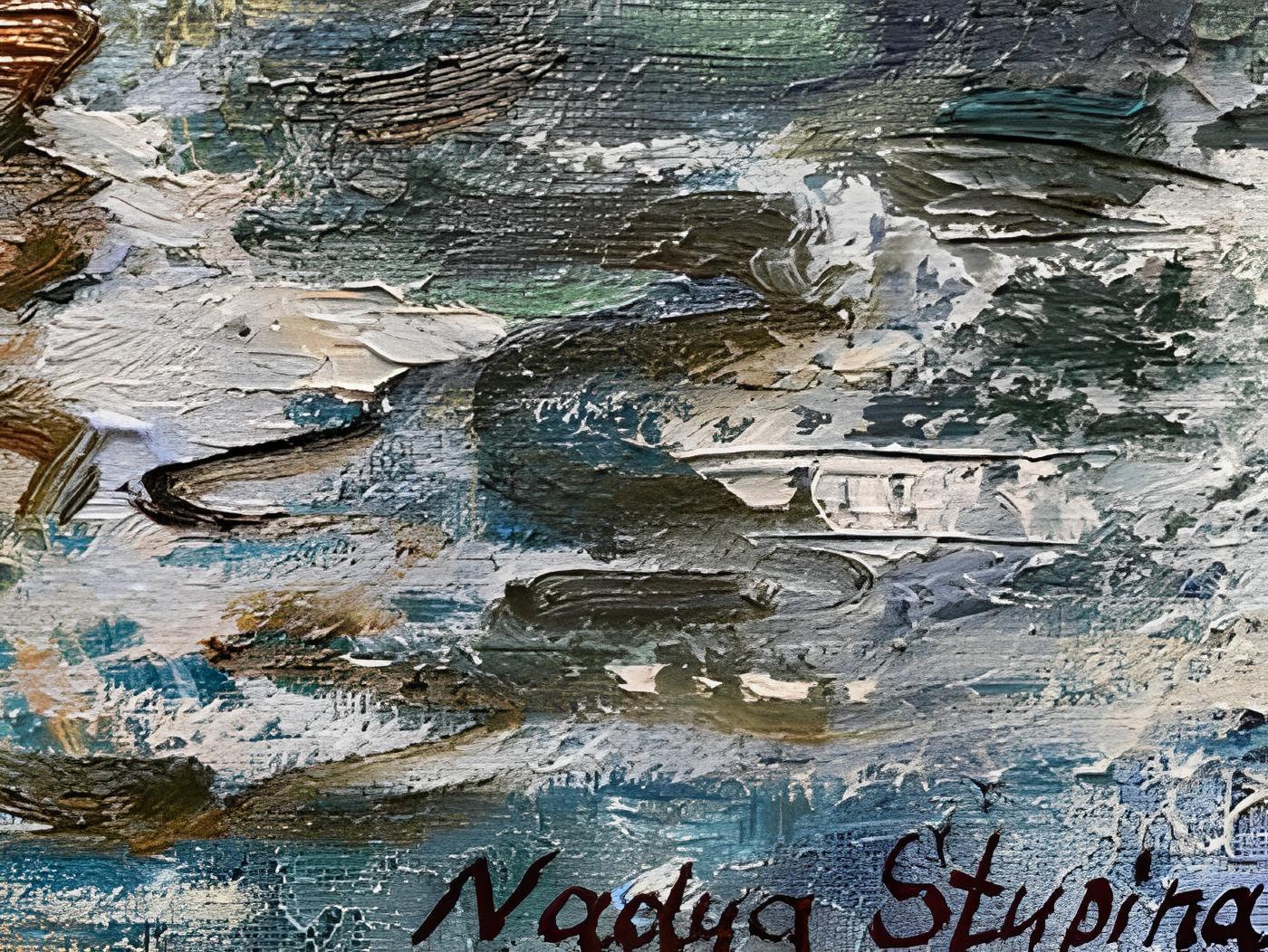 Nyhavn 17 - Impressionist Painting by Nadezda Stupina
