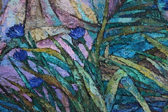 "Sleeping" Impressionistic figurative  painting . Large. Women.