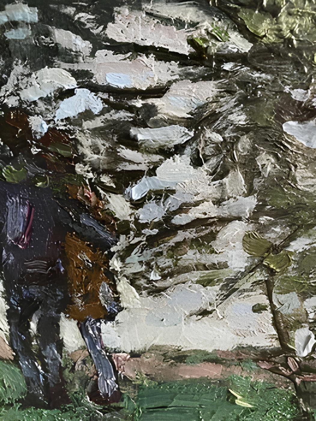 In questa tela ho mescolato la vivacità dell'acrilico con la profondità dell'olio per catturare il sereno sussurro della natura. Evocando l'espressionismo con un soffio di impressionismo, ho cercato l'emozione di una serata tranquilla. Le pennellate