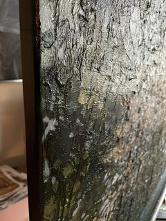 "Spring twilight at the Oslo fjord" Horizontal impressionistic oil painting