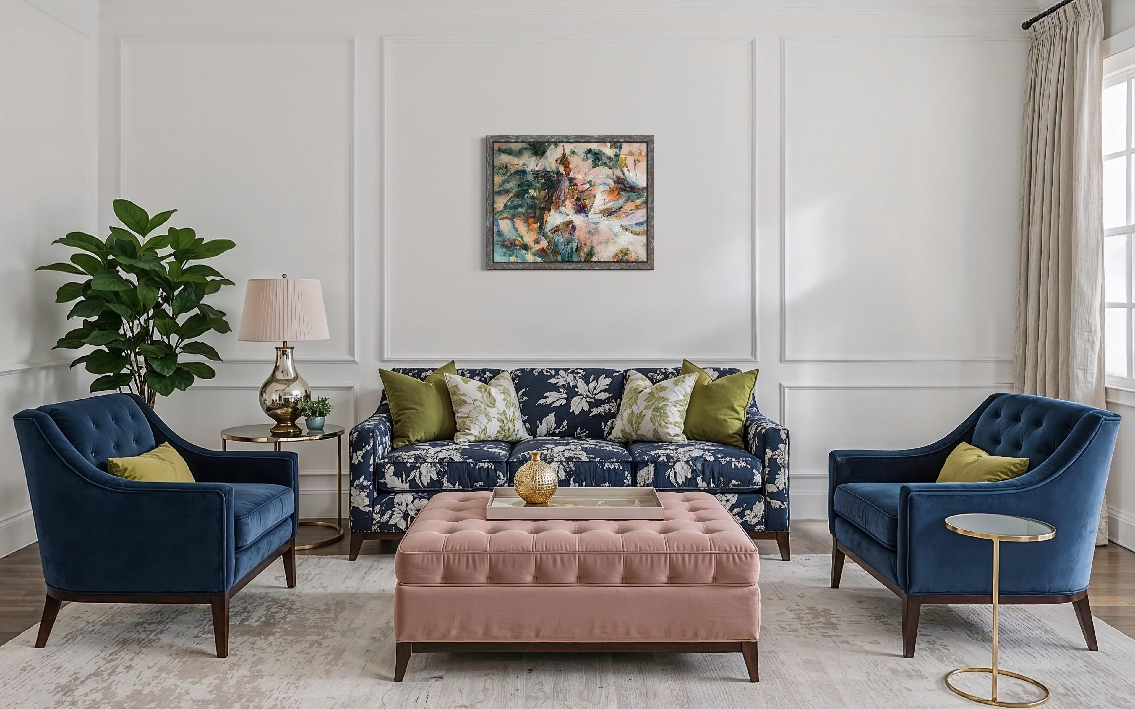 “Waiting for a miracle “ Original abstract painting. Large horizontal For Sale 11