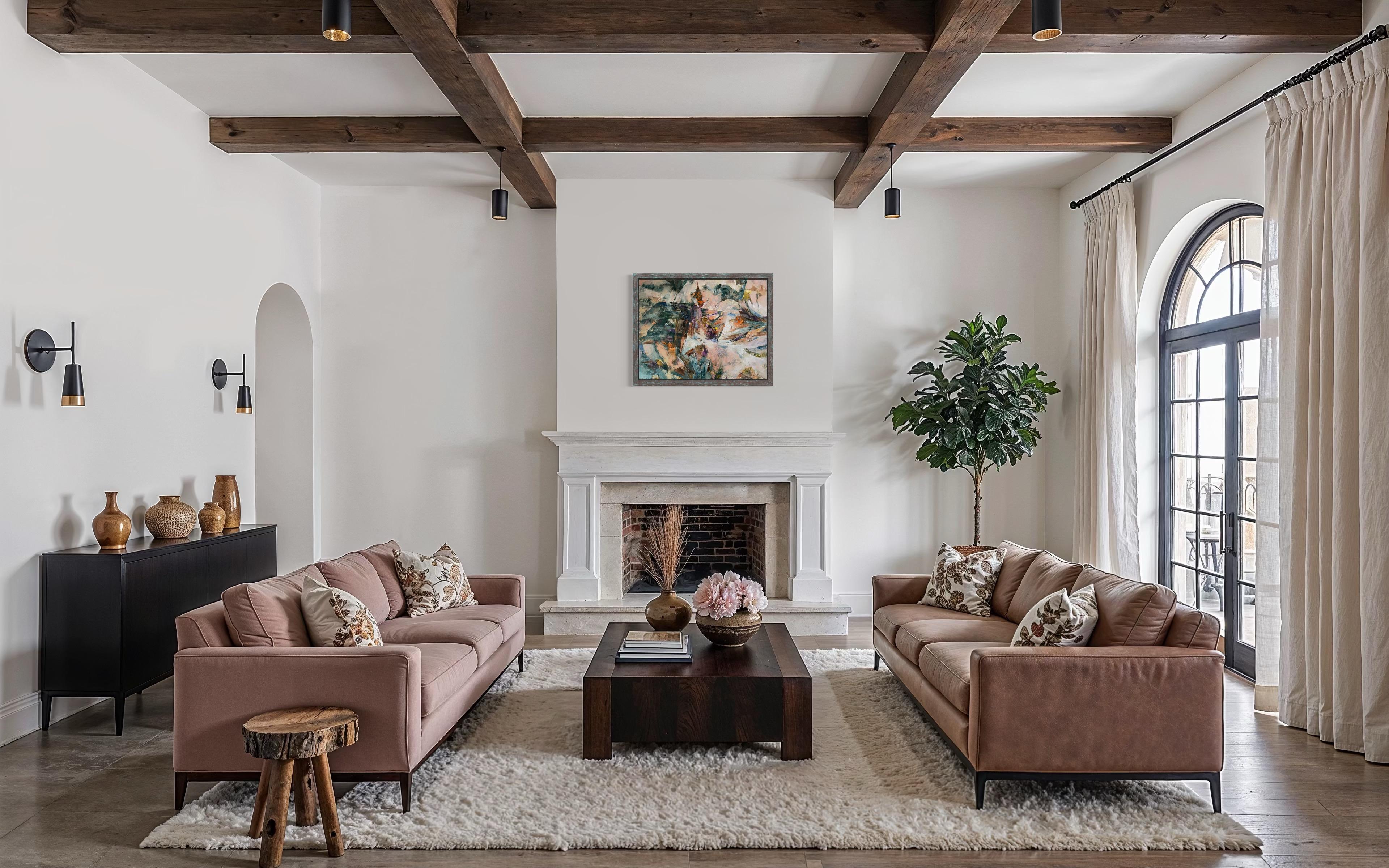 “Waiting for a miracle “ Original abstract painting. Large horizontal For Sale 13