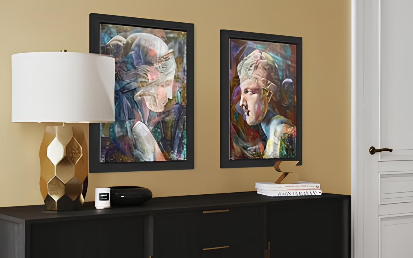 In this piece, I have poured my fascination with the passage of time into every brushstroke. Using the interplay of acrylics and inks, I melded classical beauty with an ethereal overlay, invoking a sense of continuity between past and present. It's