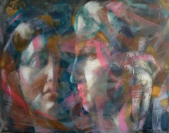 "Jeux d'Antiquités. Reflexes." Concept original  peinture .
