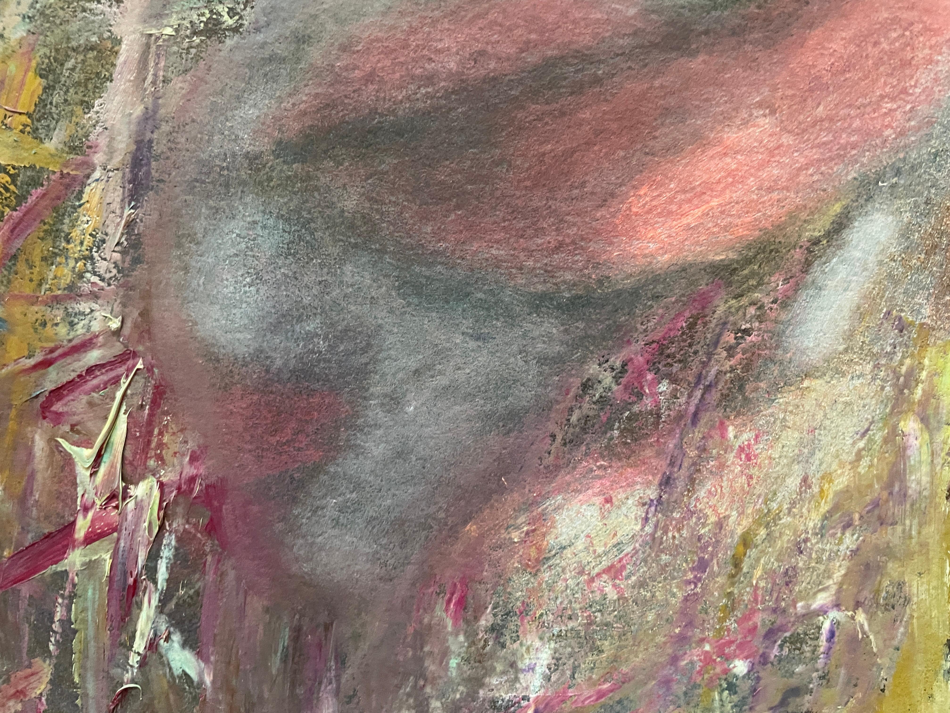 “Antique history 2” Original contemporary painting . Large , vertical. - Contemporary Painting by Nadezda Stupina