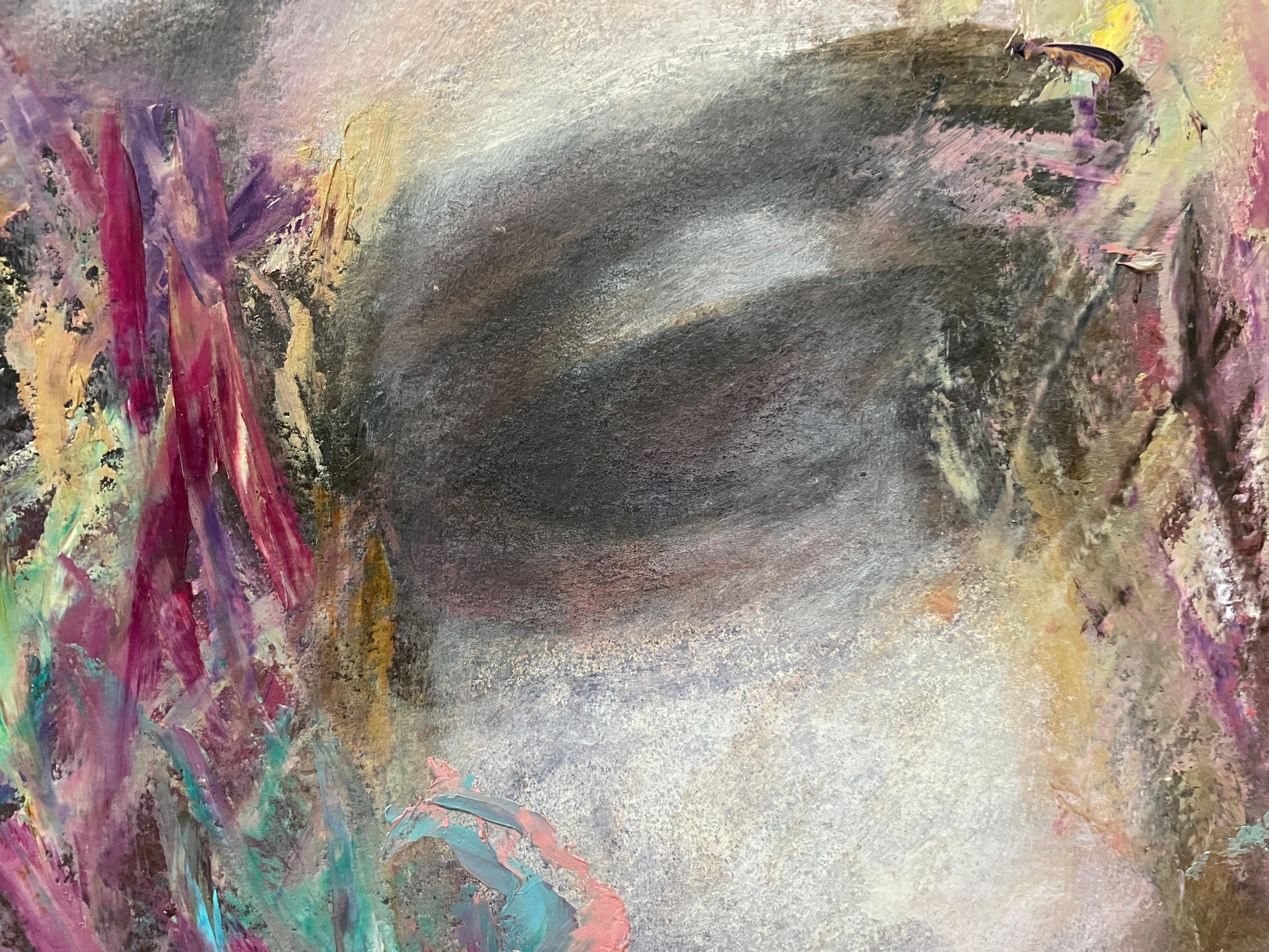 “Antique history 2” Original contemporary painting . Large , vertical. - Brown Portrait Painting by Nadezda Stupina