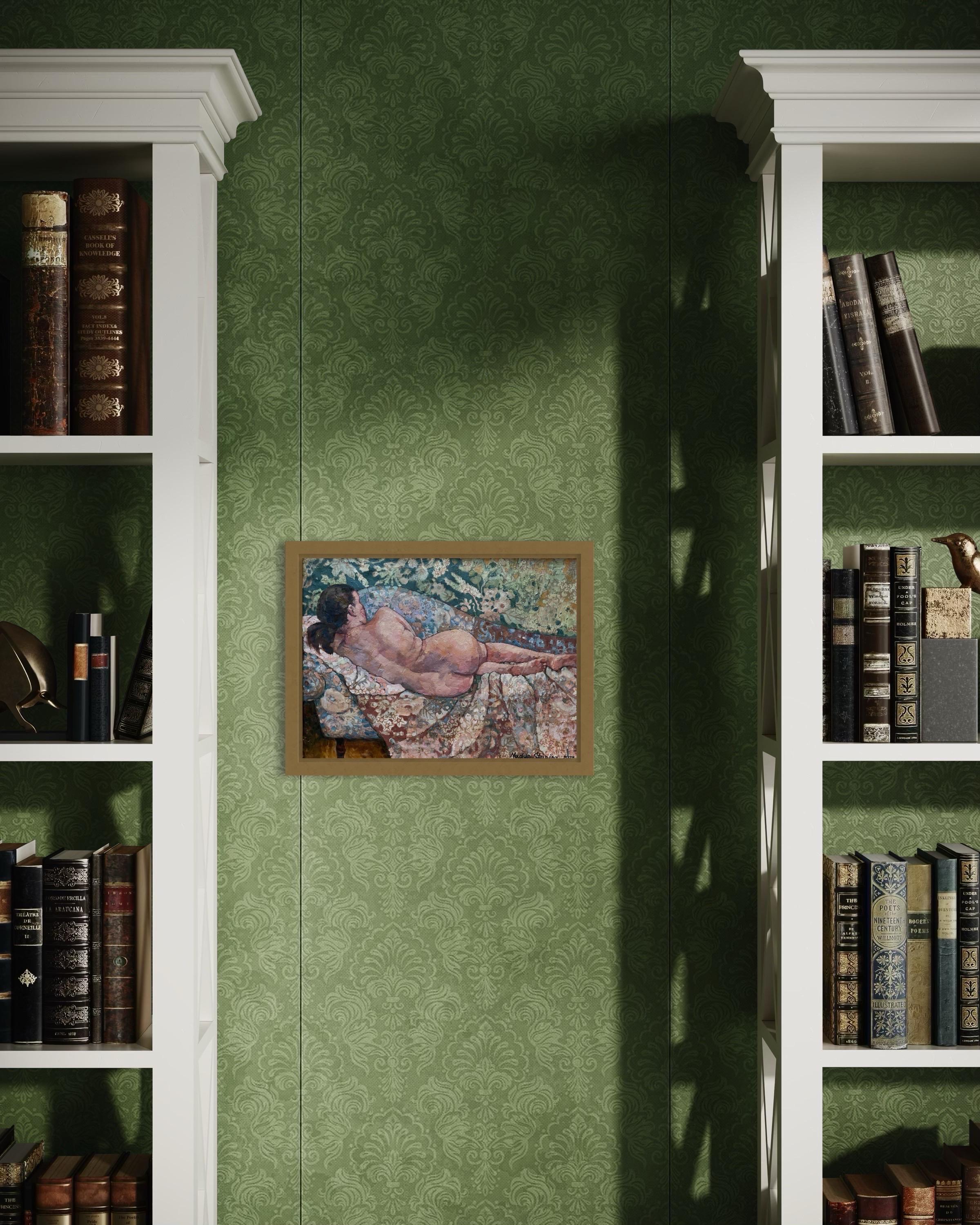 Modello Art Deco - Painting di Nadezda Stupina