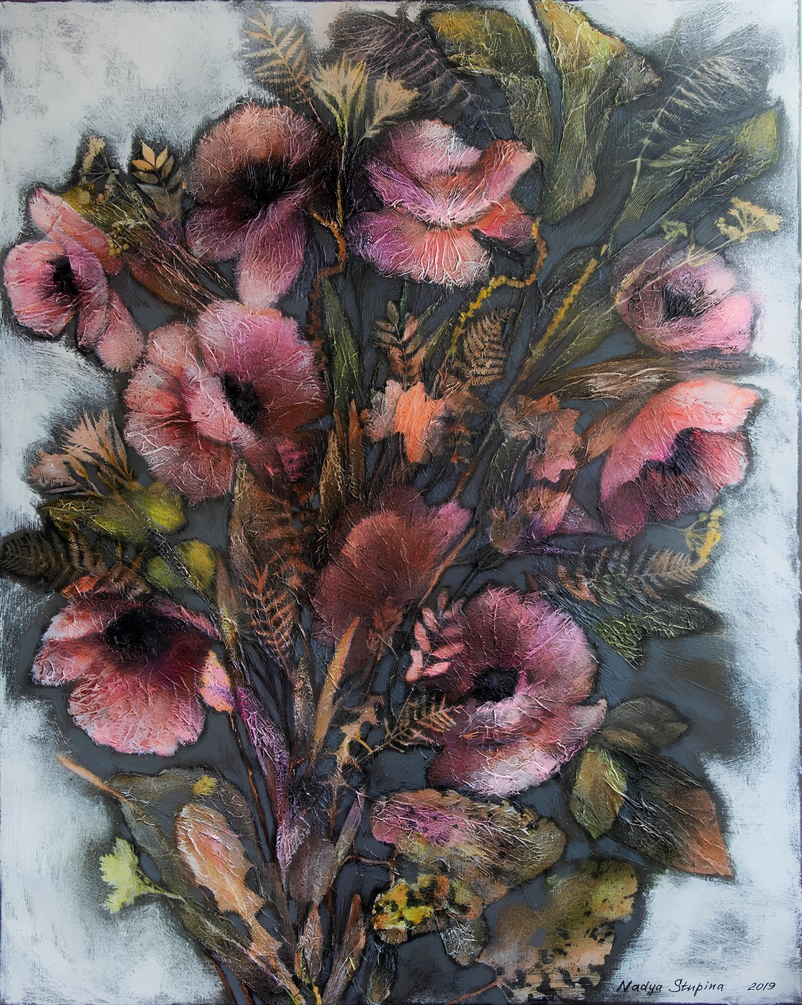 Still-Life Painting di Nadezda Stupina - Papaveri d'autunno