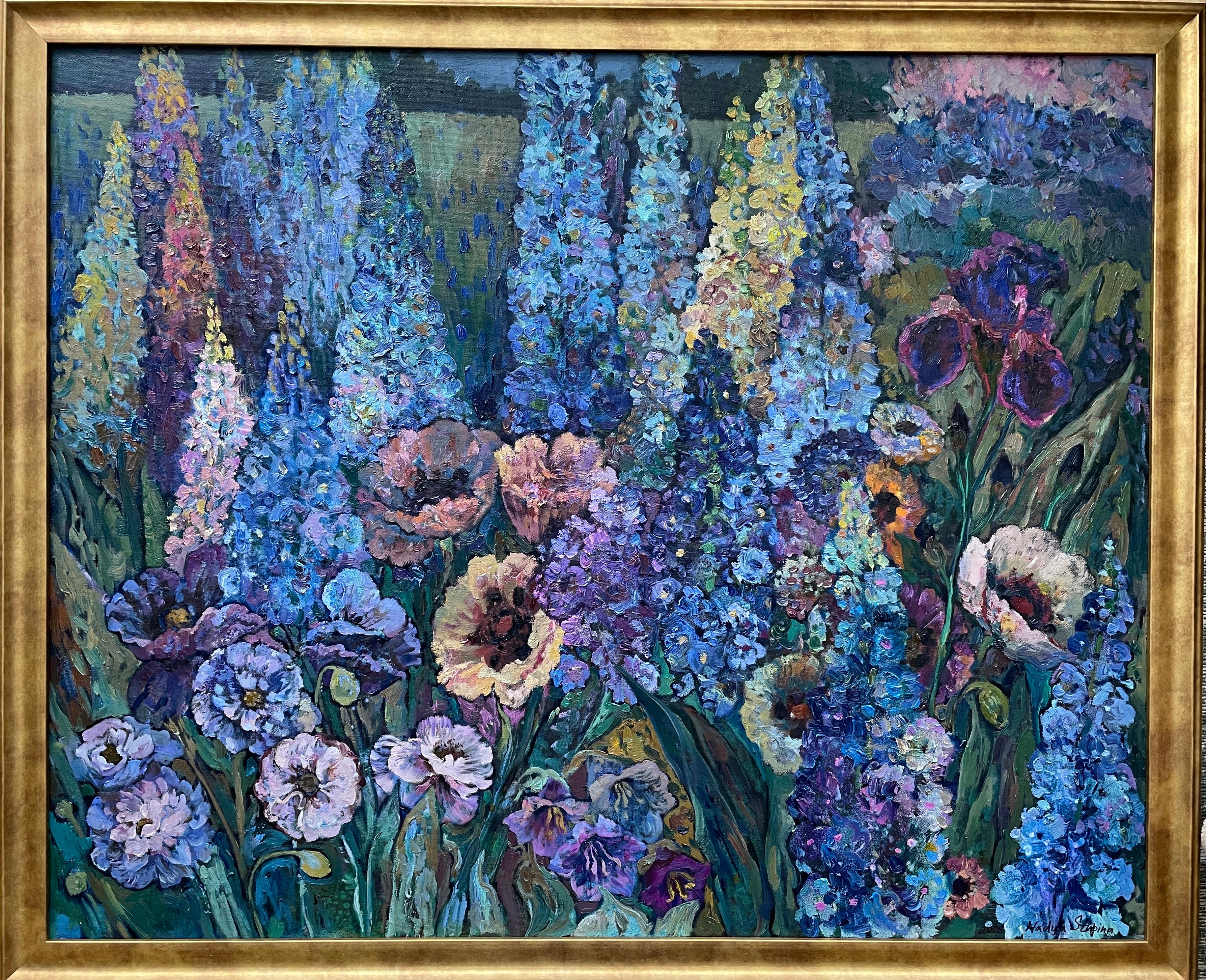 What is a large painting called?