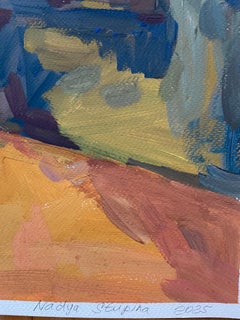 “Charlotte as a ballerina 3” Original vertical figurative impressionistic