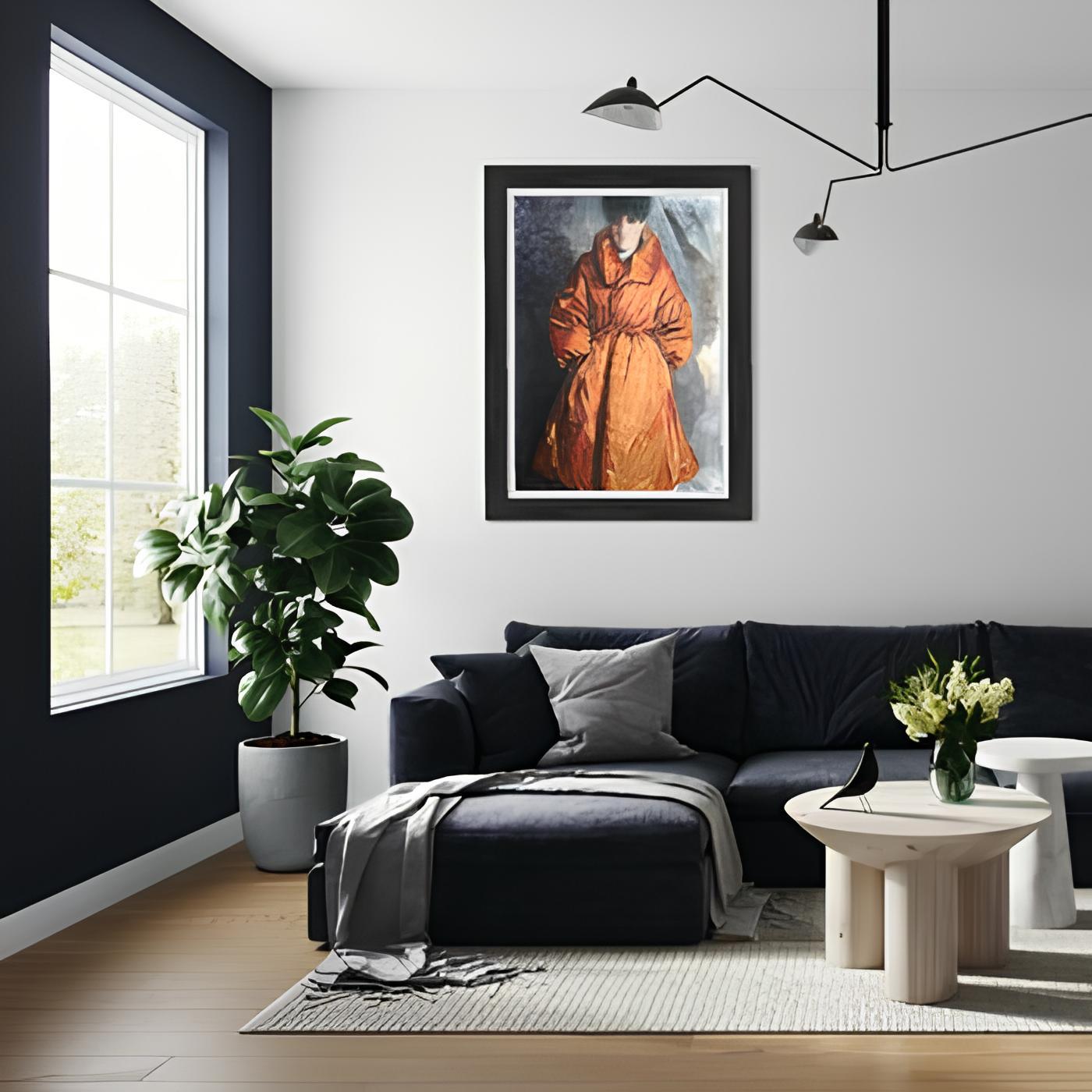 Mantel zu verkaufen (Realismus), Painting, von Nadezda Stupina