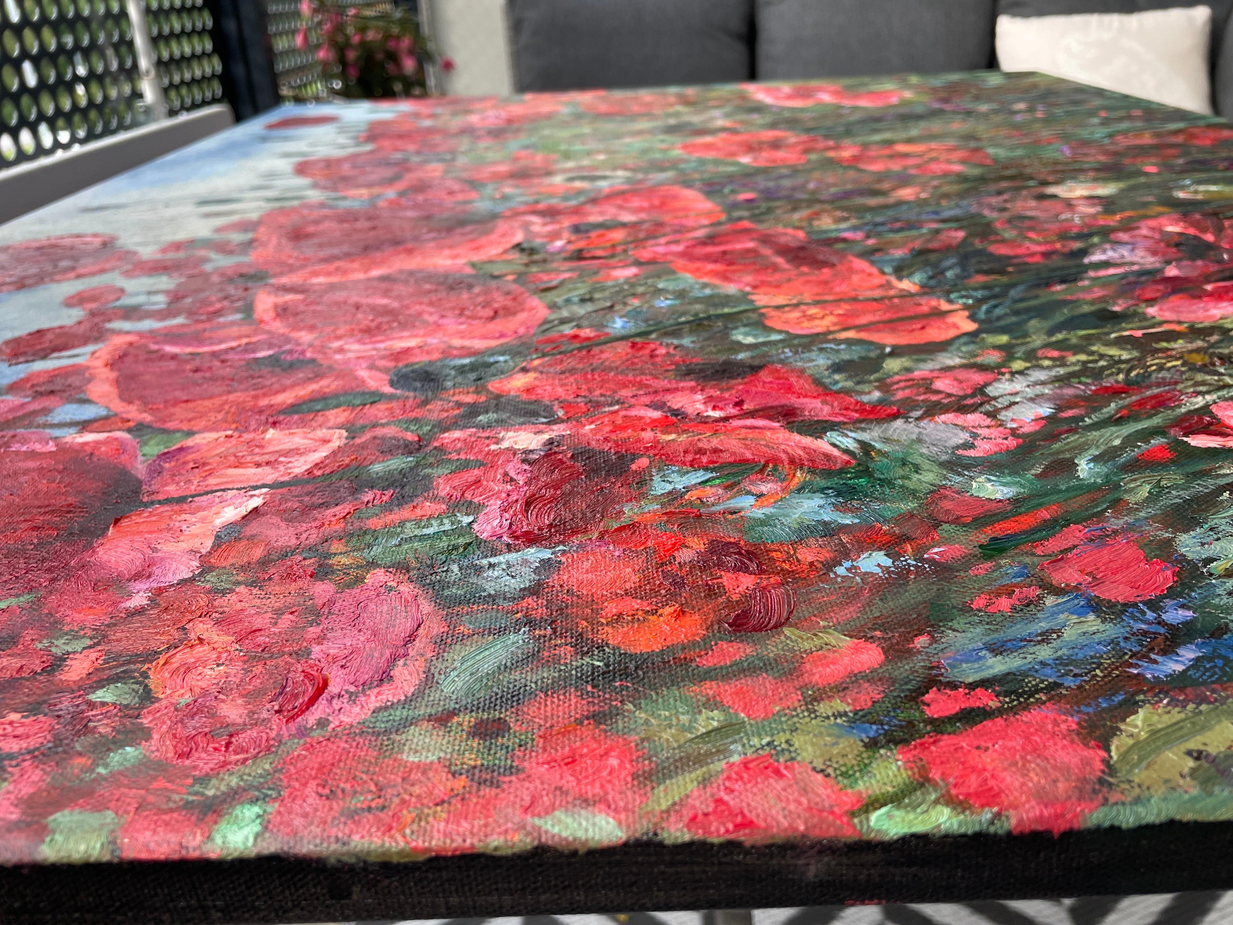 Diptych “Poppy field” For Sale 6