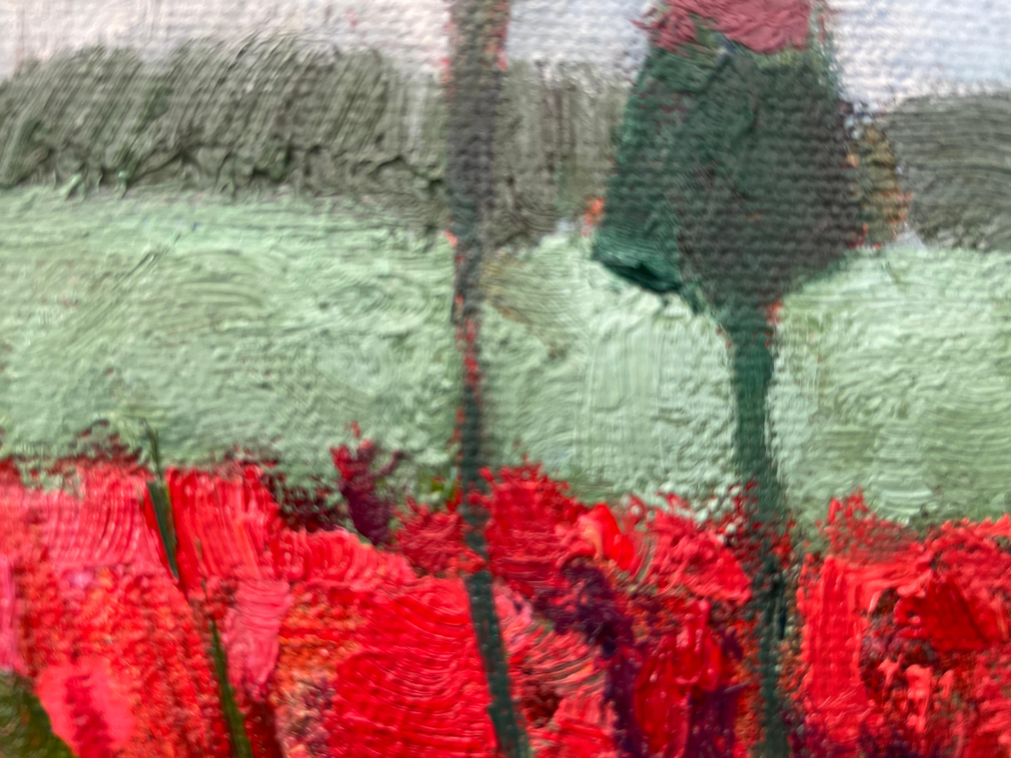 Diptych “Poppy field” For Sale 1
