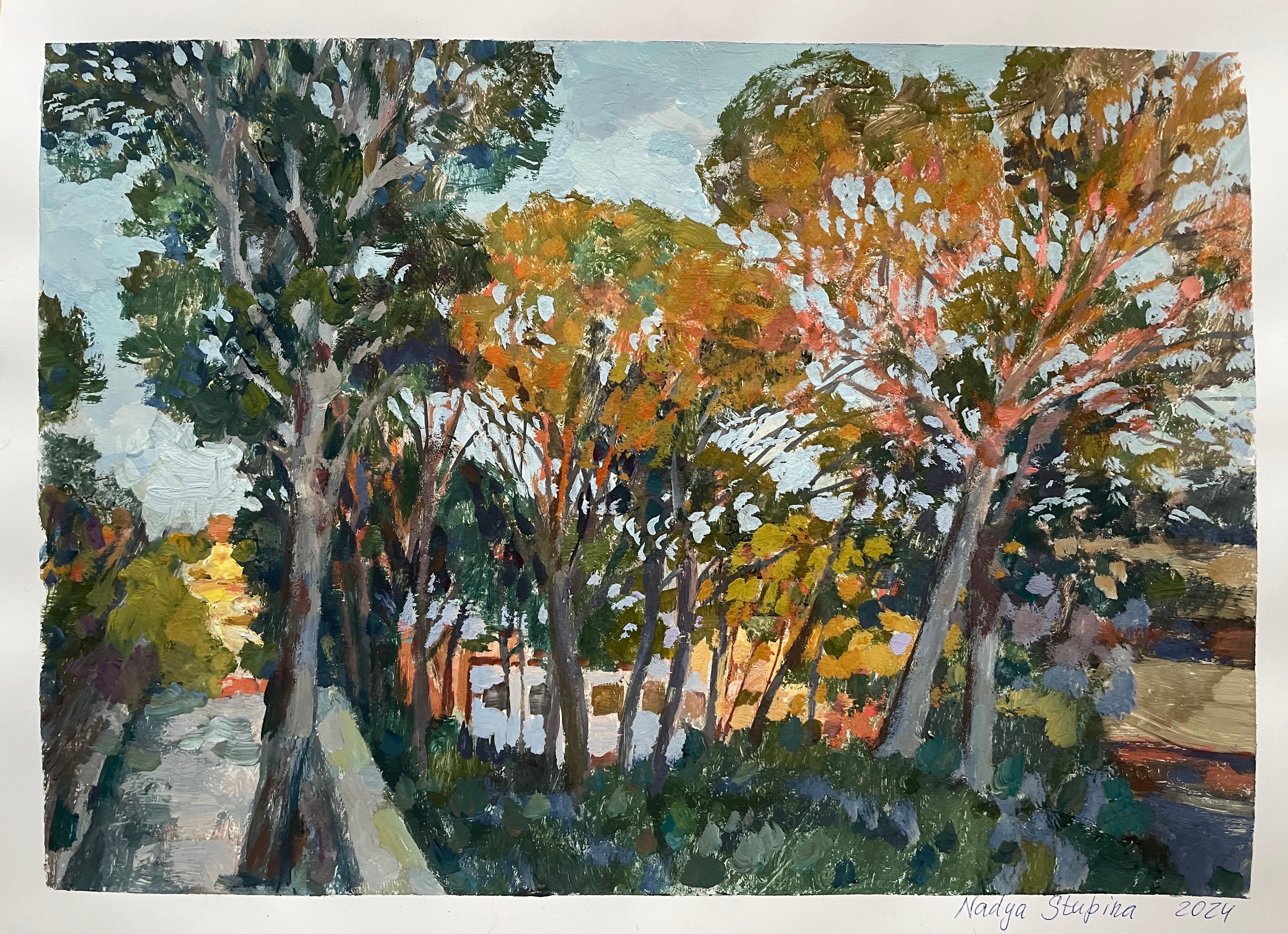 Landscape Painting di Nadezda Stupina - Serata a Santa Ponsa