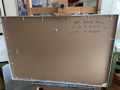 "Far from the big land" Original  impressionistic landscape . Oil n hardboard