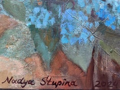 "Flora" Originale  pittura di nudo. Olio su tela.Nudi in tutti i mezzi di comunicazione