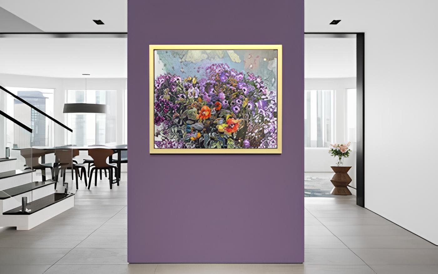 Flower jazz - Painting by Nadezda Stupina