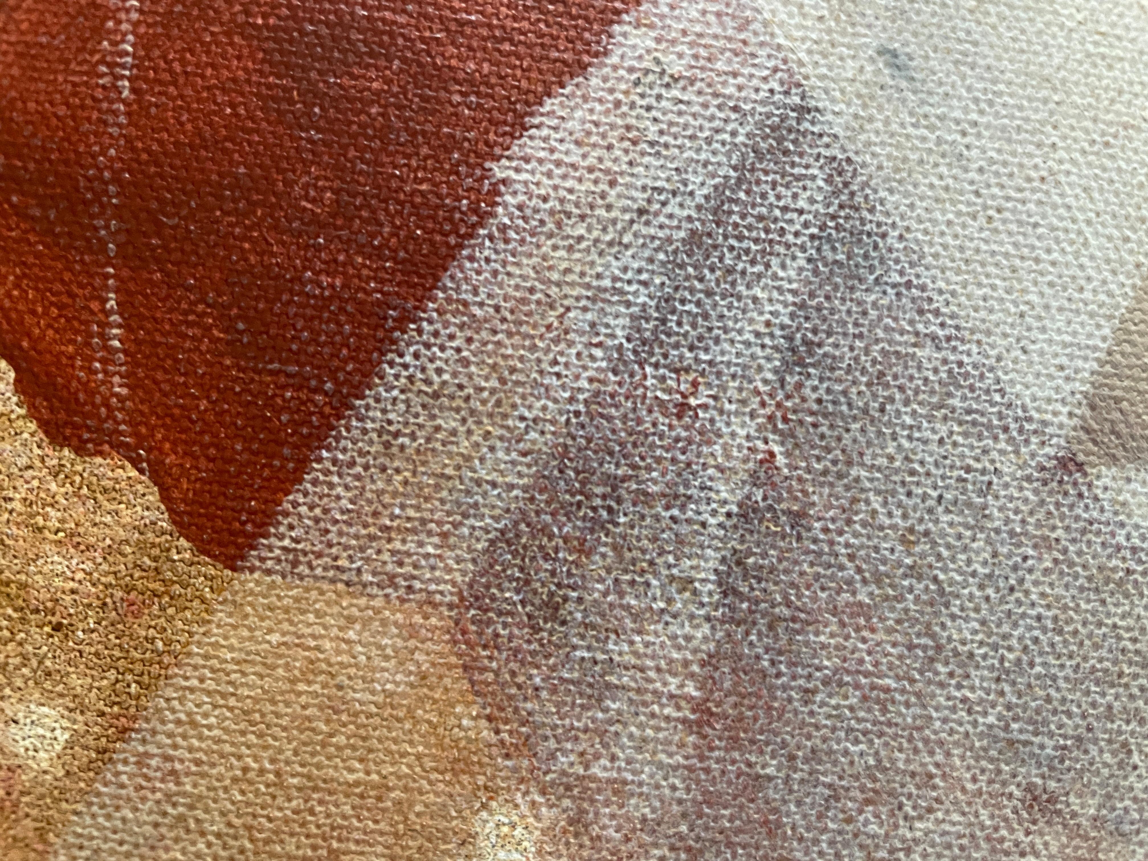«Foxnews» Original abstract painting. Large horizontal. Warm shades. Home decor For Sale 3